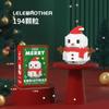 Hot DIY Model Christmas Building Block Santa Claus Snowman Christmas Tree Building Block Toy  Christmas Decoration Party Favours
