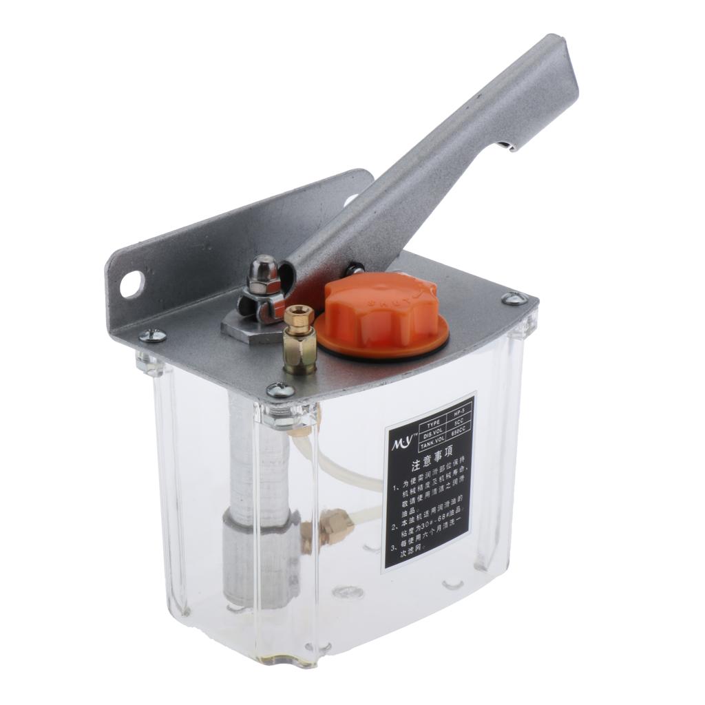 Aluminum CNC Manual Oil Hand Pump with Grease Filter Lubrication Accessory for Engraving Carving Machine