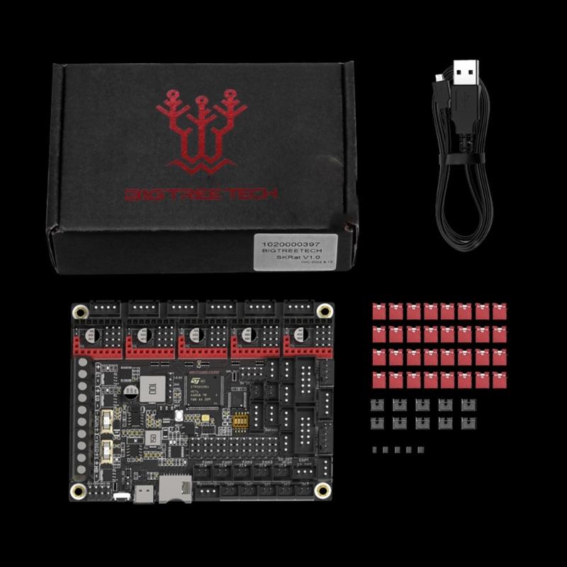 SKRat V1.0 3D Printer Motherboard Onboard CAN Bus Control Board ARM STM32G0B1VET6 32bit Support ADXL345 VIN12V/5V
