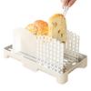 Bread Slicer for Homemade Bread Sourdough BPA-Free Adjustable Guide with Crumb Catcher Heat Resistant Baguette Bread Slicer