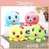 Adorable Porte-clés Peluche Poulpe Mignon Animal en Peluche Jouet Court en Peluche Pour Sacs
