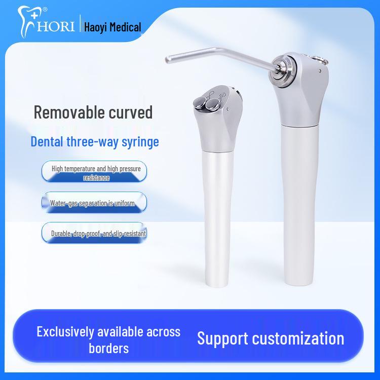 

Dental Chair Accessory: Removable Three-Way Water/Air Syringe
