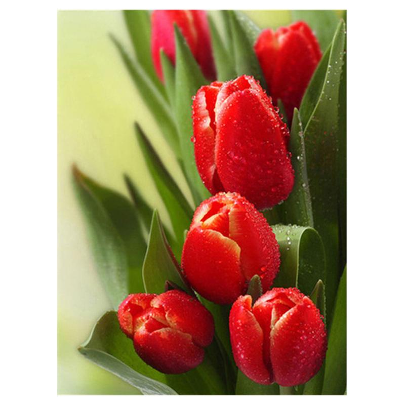 

Полный дрель, круглая алмазная вышивка, мозаика, цветы, роза, картина, стразы, 5D DIY, алмазная живопись, набор для вышивки крестом, домашний декор Full Round 30x40CM