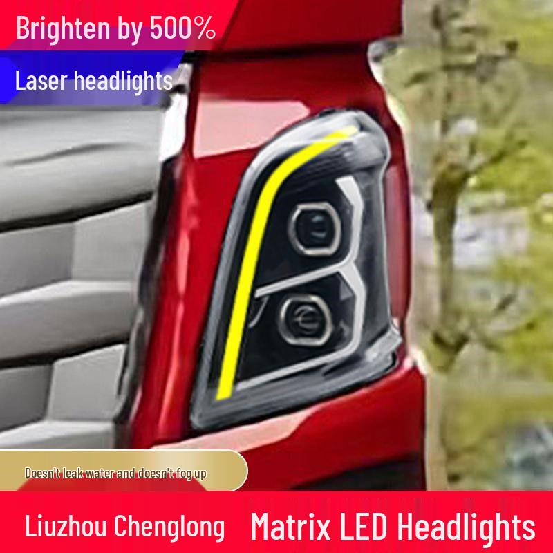 Super Bright Laser LED Headlight Assembly for Liuqi Chenglong H7, H5, Balong M3 Bi-LED Models