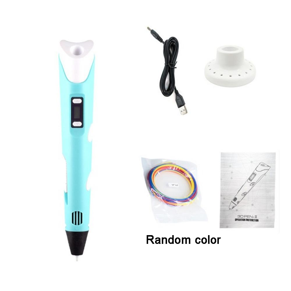 

USB 3D Printing Pen Adjustable Speed 3D Graffiti Drawing Tool DIY Drawing Pens Birthday Gift