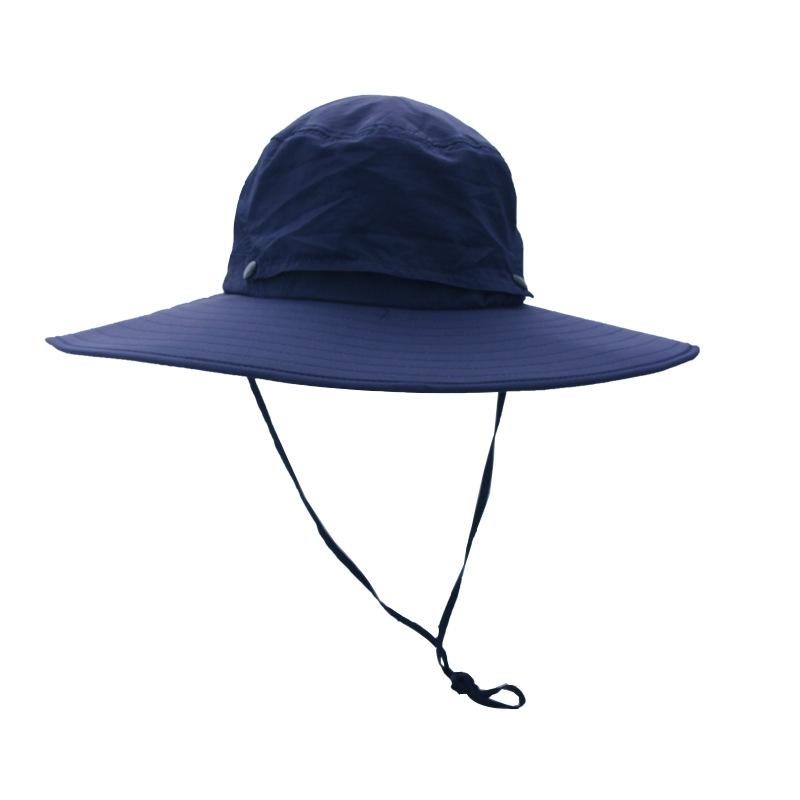 Summer removable big eaves bucket hat men's UV protection sun protection hat outdoor mountaineering fishing sun hat women