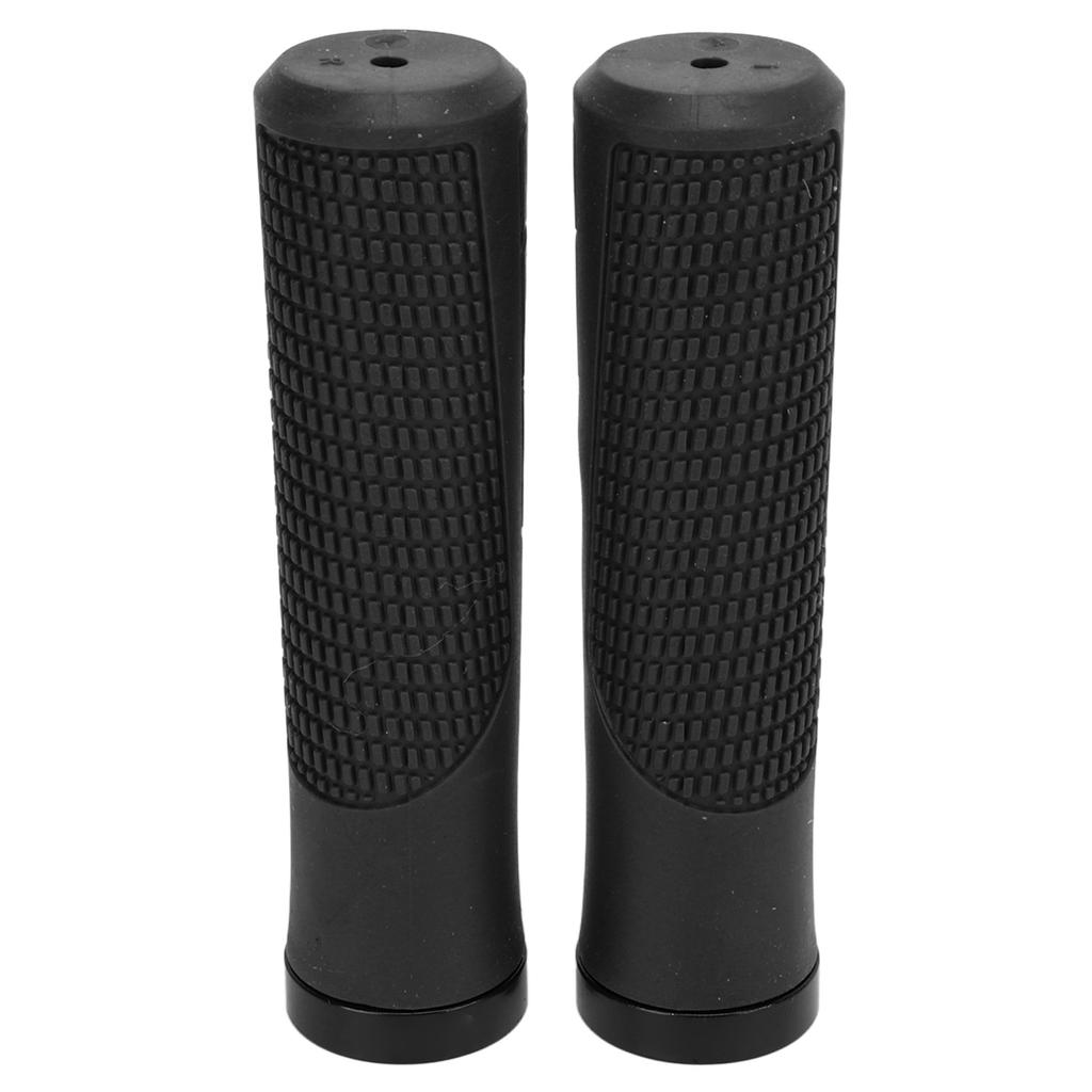 2 PCS Bike Rubber Handlebar Grips Anti Slip Handlebar Cover Shockproof Mountain Bike Handles Red