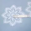 New White Embroidered Lace Coaster, American Home Non-Slip Mat, Table Lamp, Vase, Cloth, Tableware Mat.