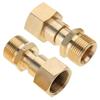 Pressure Washer Swivel Fitting Hose Connector M22 14/15mm Thread 360 Degree Swivel Hose Connector Anti-tangle Quick Connector