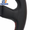 Tuner 14inch 350mm  Car Sports Steering Wheel Real Leather Italy Style JDM Red Line M250402
