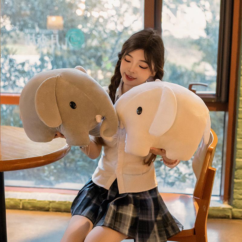 30/45cm Soft Elephant Plush Toys Cute Elephant Baby Sleeping Pillow Stuffed Animals Kids Birthday Gifts