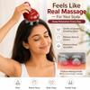 MEDITIVE Electric Scalp Massager for Hair Growth & Relaxation | 3-Speed Head Massager with 4 Detachable Heads | Waterproof Design | Cordless, Rec