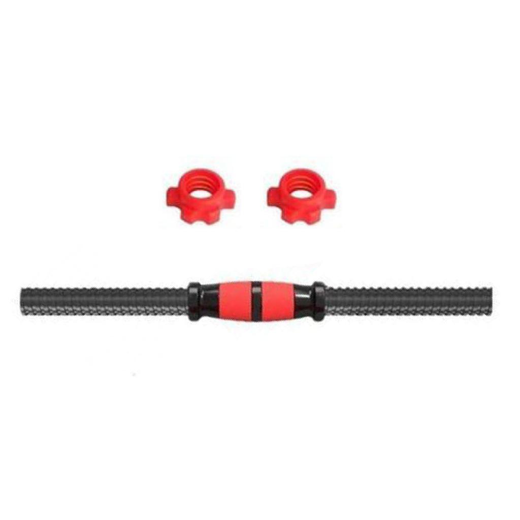 35cm Dumbbell Connecting Rod 2 Barbell Screw Collars Universal for Home Gym Strength Training