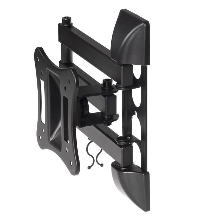 Support Mural Pour TV - Maclean - MC-719 - 13-27 Pouces - Charge Max 15 Kg - Réglage 180°