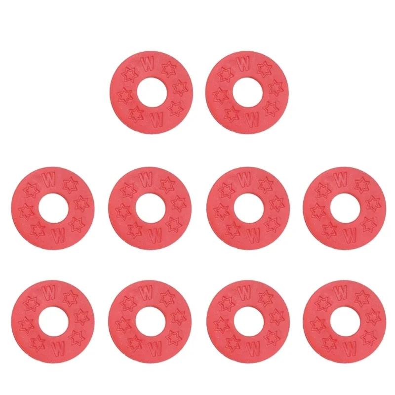 10 Pezzi/set Blocchi di Sicurezza in Gomma per Tracolla di Chitarra Protezione per Chitarra Rondella Antinciampo Bloccaggi per Tracolla di Chitarra Bloccaggi in Silicone per Tracolla