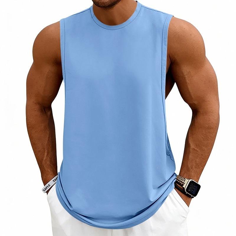 Men Loose Summer Sports Tank Top Gym Fitness Basketball Training Vest