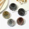 Cubidupi Elegant Bird Nest Magic Hair Clip - Sparkling Rhinestone Non-Slip Ponytail Holder with Strong Hold, Durable Plastic Hair Clip for Women&Girls