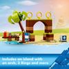 LEGO Sonic the Hedgehog: Tales Adventure Boot Interaktives Spielzeug Bauklötze, Videospiel Spielzeug mit Sonic Charakteren und Wasserski, Gamer Geschenk für Jungen a
