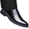 Leather Shoes Men's Youth Business Casual Dress Foot Shoes Spring New Black Student Wedding Leather Shoes