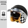 Jet Helmet Men Women Open Face Motorcycle Helmets DOT Approved Capacete De Moto ABS Material Moto Equipments ECE Certified