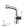 TLXT Single Handle Lift-Rotate Pull-Out Basin Faucet