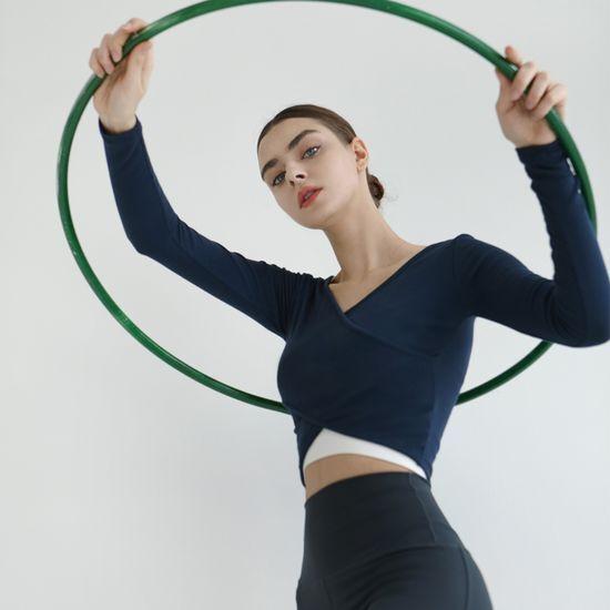 Debbie Wear Zavinovací crop top DEVI-T0041