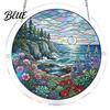 Hanging Window Decoration Acrylic Puzzle Suncatcher Stained Glass Ornaments DIY Jigsaw Sun Handmade Art Catcher Kit for Home Garden Decor