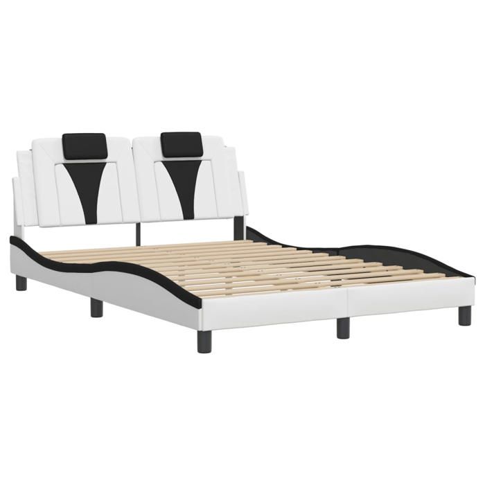 VidaXL Slatted Bed Base with Mattress Blue 100x200 Cm Fabric 3290412