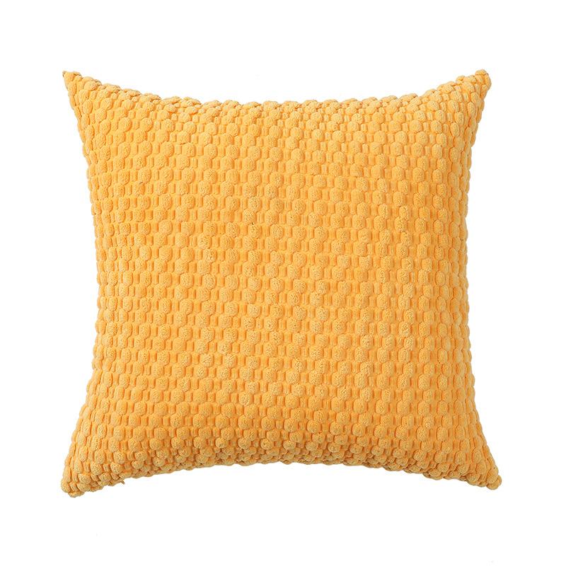 New Modern and Simple Corduroy Three-dimensional Bubble Pillow Pillow Case Fashionable Solid Color Cushion Pillow Case