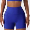 Women's Alo Yoga Fitness Shorts - Quick-Drying, Butt-Lifting, Three-Quarter Length for Running, Cycling, and Yoga.