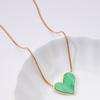 Collier en Acier Titane Amour - Polyvalent pour Femmes, Haut de Gamme, Printemps-Été, Luxe, Petite Échelle, Simple Chaîne de Collier