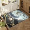 Warframe Floor Mat Soft Thickened Absorbent Non-Slip Bedroom Living Room Door Mat Home Decor Flannel Rugs