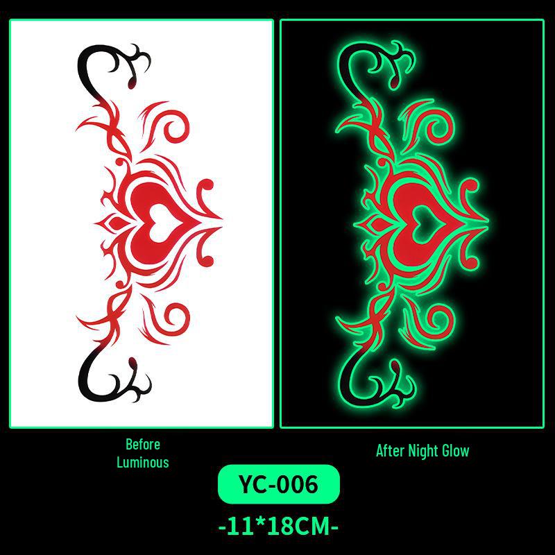 

Водонепроникні тату-наклейки Сукуб: Стійкі та барвисті дизайни для жінок, ідеальні для нижньої частини живота, грудей, спини та пар. 11*18 cm