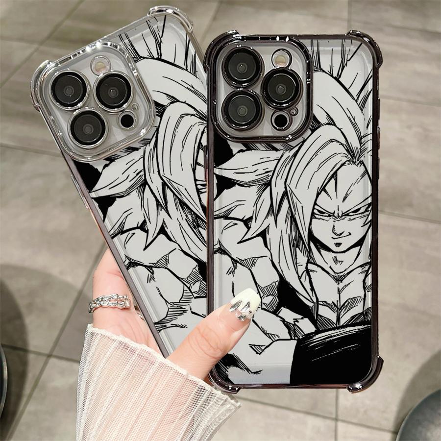 Dragon Ball Super Goku Soft Cover Phone Case for iPhone 14 Pro 11Pro XR 11 16 12 15Pro Max 13 16Plus XS MAX 15