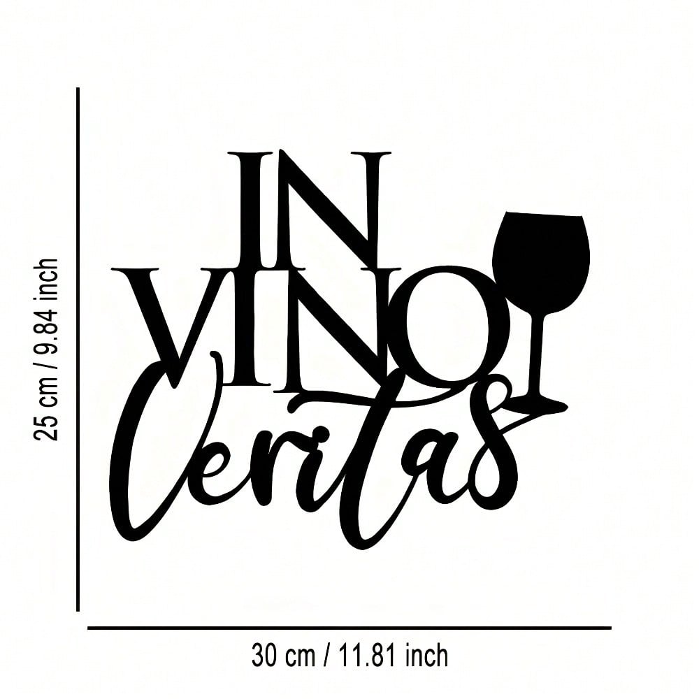 

Metal Wall Plaque Wine Lovers Gift Humorous Vintage Iron Sign Bar Kitchen Decor різнокольоровий