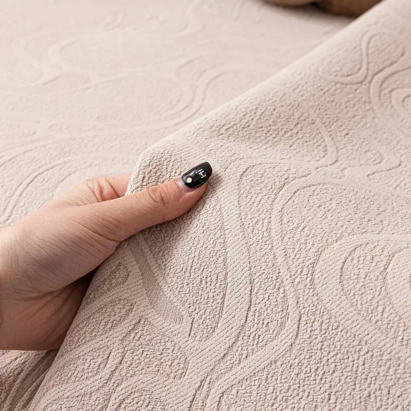 1Pcs Jacquard Chenille Sofa Cushion All Seasons Modern Minimalist Non-Slip Durable Dustproof Seat Cover Home Decoration