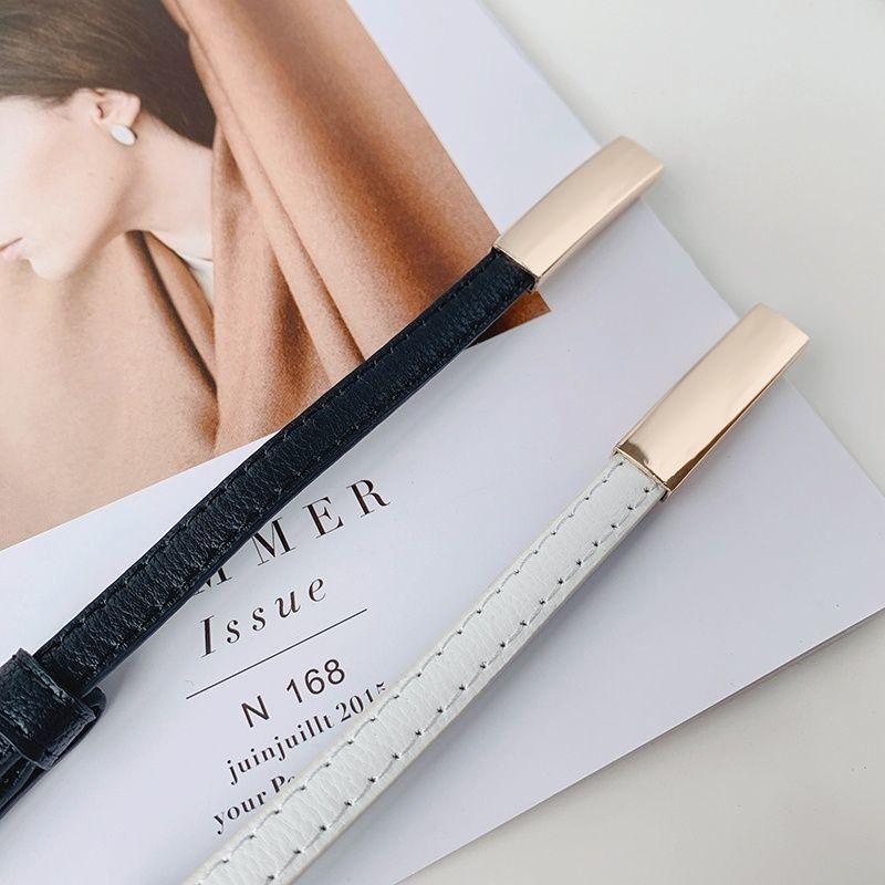 Elegant Women's Decorative Waist Belt For Coats Dresses Sweaters In Simple Minimalist Style