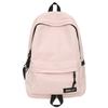 Schoolbag Solid Color Backpack Men's 1011 New Large Capacity Bag Women's Travel Backpack Junior High School High School Student School Bag