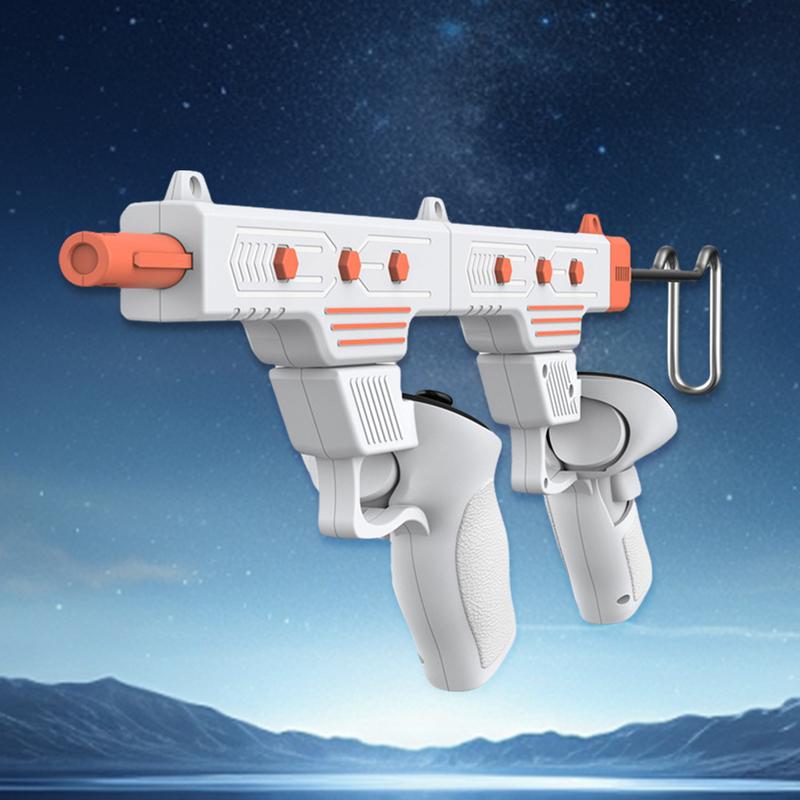 Detachable VR GunStock VR Shooting Game Accessories VR Controller Stock Rifle Adapter Controller Grips for Meta Quest 3/Quest 3S