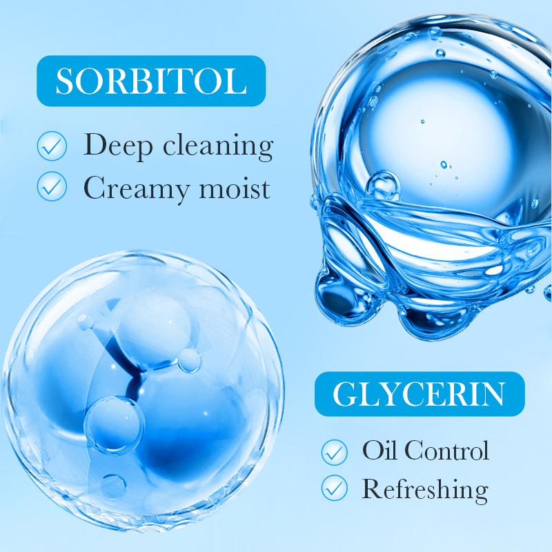 SADOER Goat Milk Essential Oil Soap Face Wash Foam Facial Cleanser Whitening Moisturizing Anti Wrinkle Bathing Facial Soap