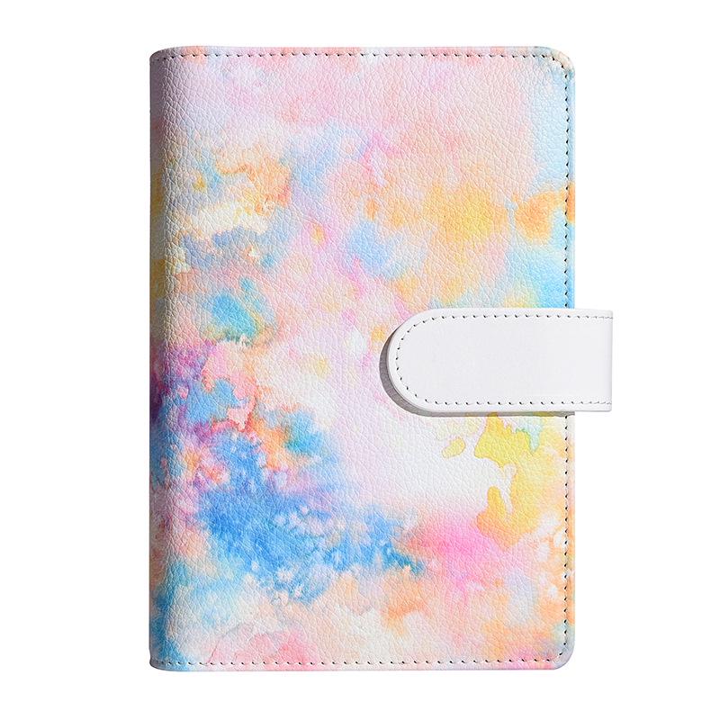 Colorful Macaron A6 Loose-Leaf Planner & Phone Book for Events and Meetings