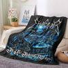 Black Metal Band Rock Music Prints Blanket, Can Be Used As Bed Sheet Cover Blanket, Nap Blanket, Pet Blanket