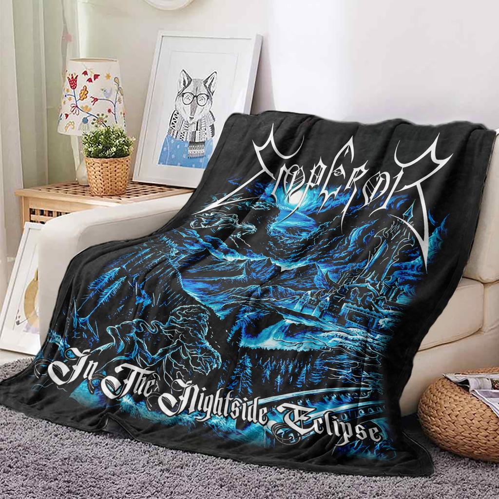 Black Metal Band Rock Music Prints Blanket, Can Be Used As Bed Sheet Cover Blanket, Nap Blanket, Pet Blanket