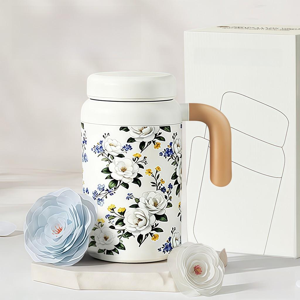 700ml Vacuum Insulated Mug With Thickened Body For Home And Gift Use