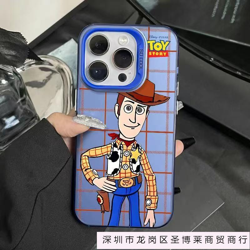 Toy Woody applies to 14plus large hole 16promax iPhone case iphone15 Europe and America 13 cartoon 12