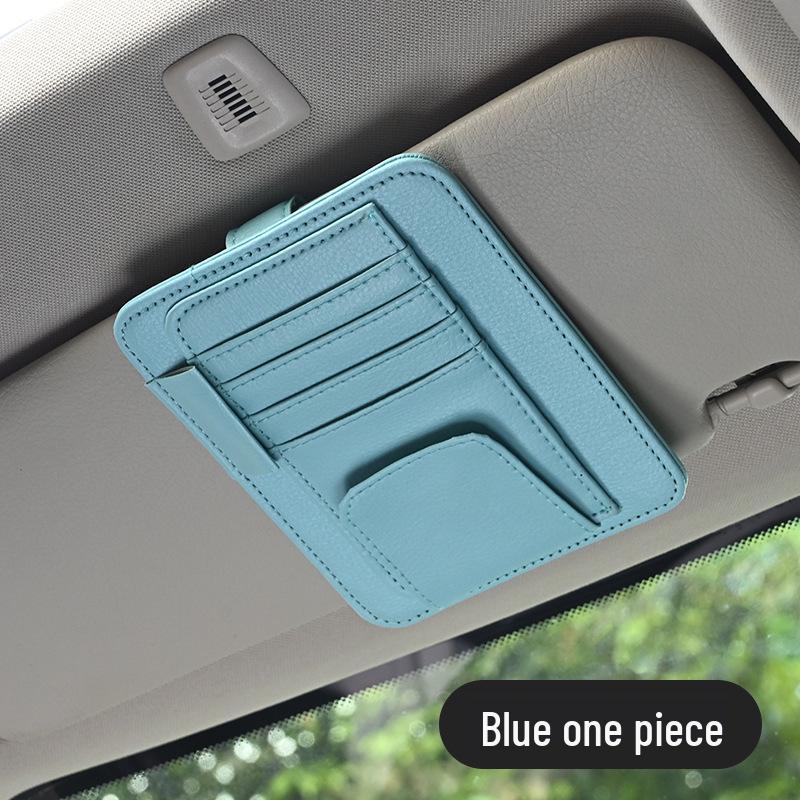 Car Sun Visor Multifunctional Document and Glasses Clip Holder