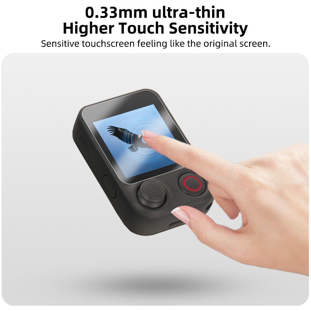 Tempered Glass Protective Films Anti-Scratch HD Screen Protector 9H Remote Control Screen Film for DJI Osmo Pocket 4P/4/3