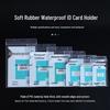 Waterproof Transparent ID Card Holder with Lanyard - Student & Work Access Sleeve