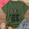 IF YOU CAN'T DEFEAT THEM, THEN DISMISS THEM. Lucky Poker Shirt with Pure Cotton T-shirt Pattern