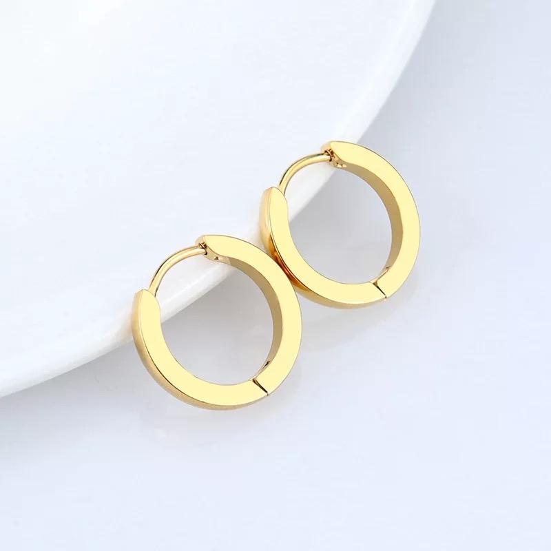 Fashionable Classic Copper Earrings K01 Gold
